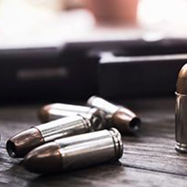 bullets on a table